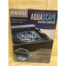 Homedics Illuminated Water Art Aquascape Dancing Showers AQ-DANC Rare New   253782435820